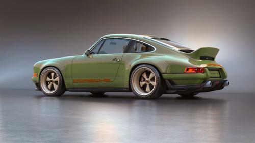 1990 Porsche 911 Covered with green "Absinthe" Like a Modern Supercar